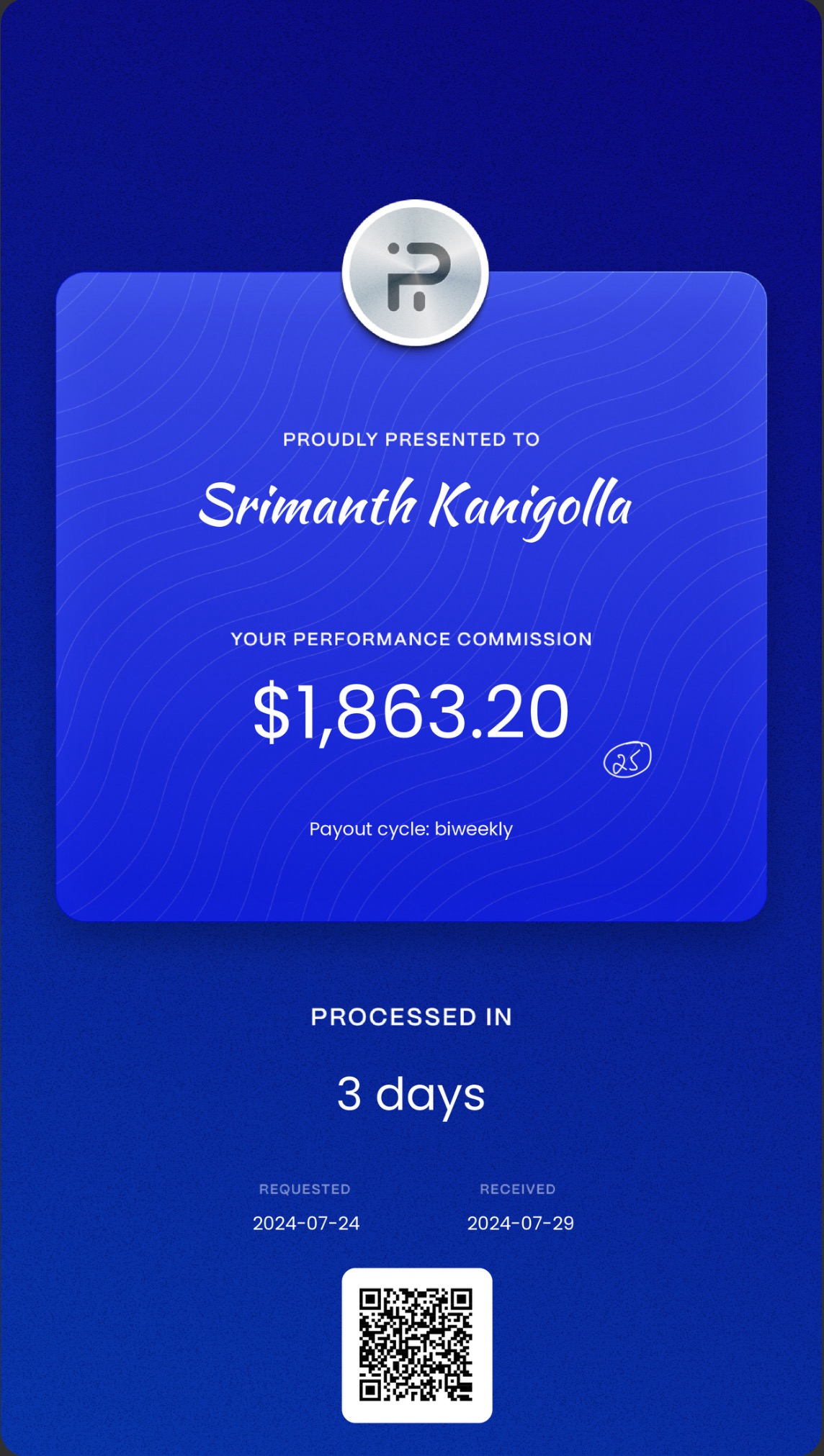 Payout Certificate 19