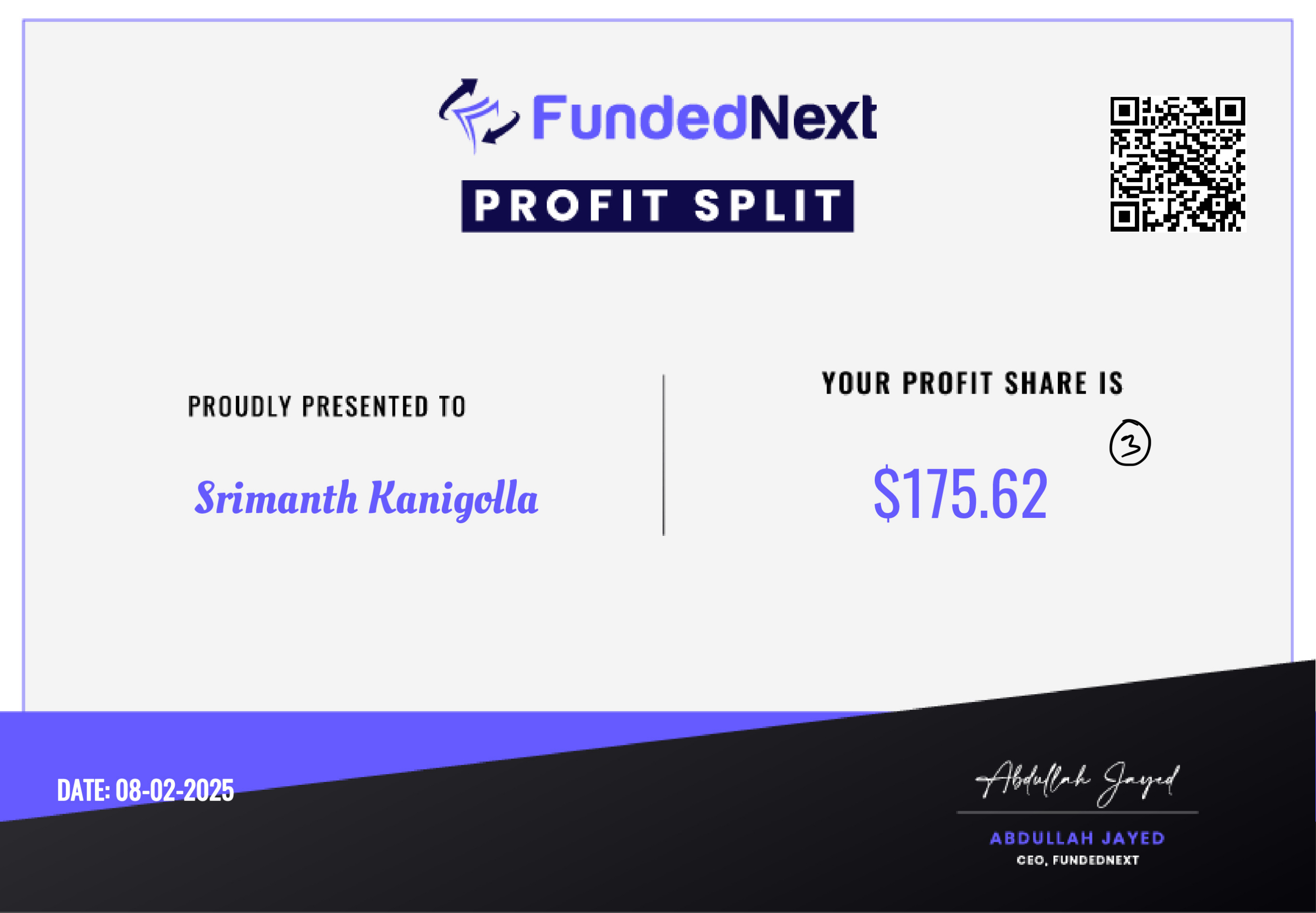 Payout Certificate 21