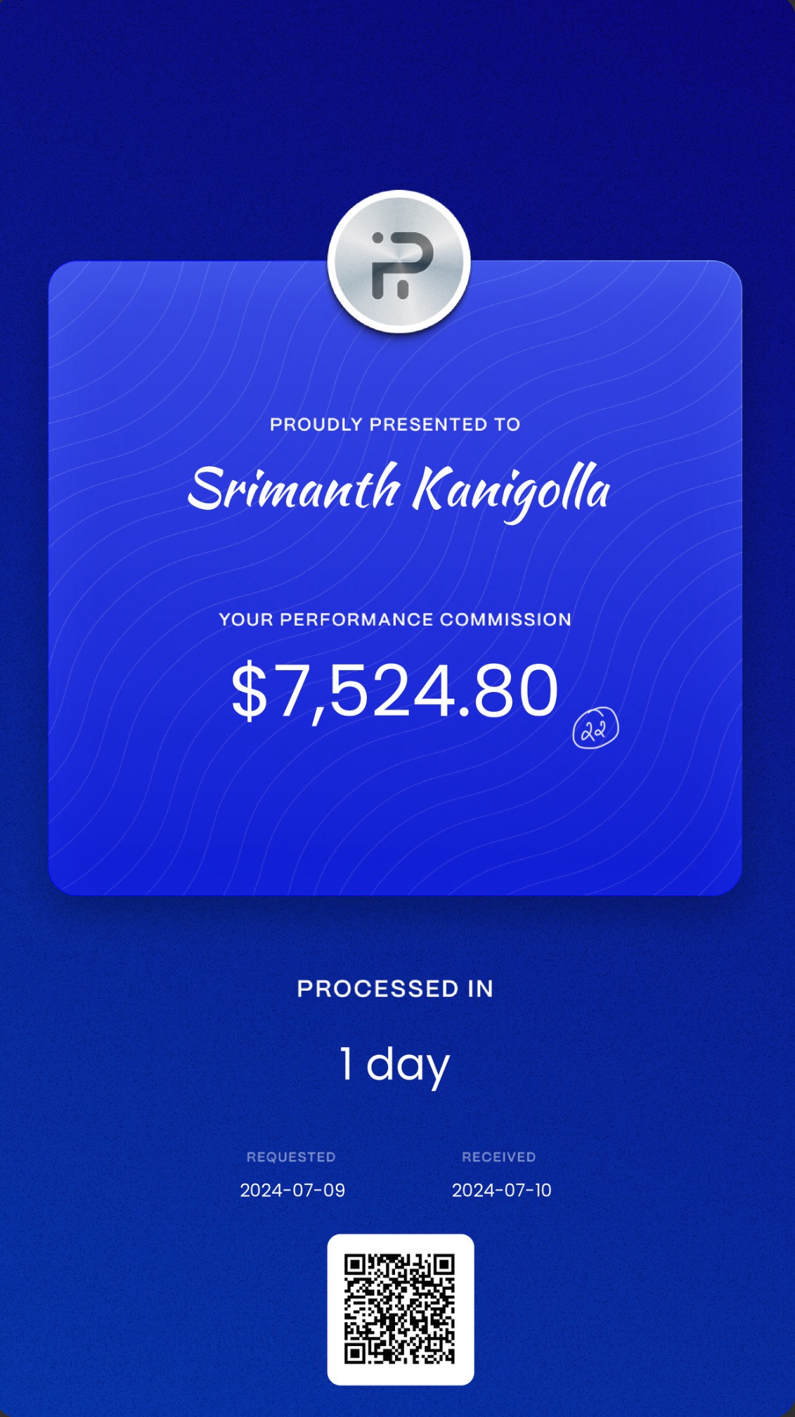 Payout Certificate 6